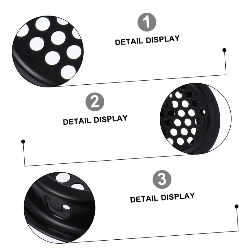 Gatuida 20 Pcs Stainless Steel Louvered Vent Covers Round Air