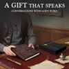 Leather Christian Bible Journal for Men, Prayer Journal for Scripture