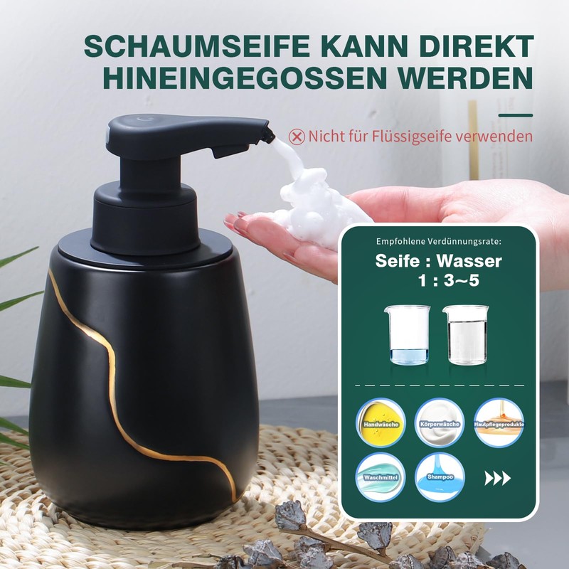 BosilunLife Automatic Electric Soap Dispenser with Sensor, No Touch Sensor,