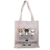 BDPWSS Chihuahua Tote Bags For Women Chihuahua Lover Gift Chihuahua