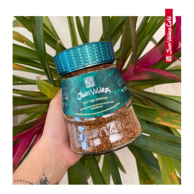 Café Liofilizado Juan Valdez Descafeinado 95g