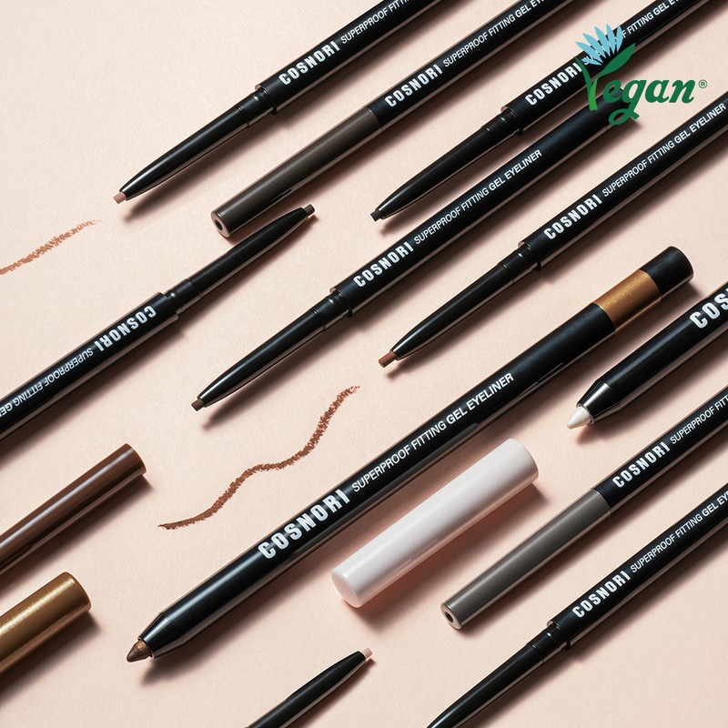 COSNORI Superproof Fitting Gel Eyeliner Pencil 0.13g - 15 Ash