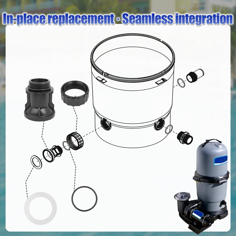Succell 419-7251 Coupling Assy Kit Standard Base, for Waterway Plastics