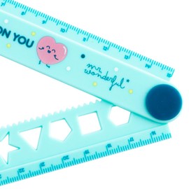 Mr.Wonderful Happiness Looks Good On You Folding Ruler