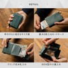 Mura Men's Trifold Mini Wallet Skimming Prevention Wallet Genuine Leather