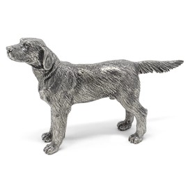 DANFORTH - Lab Dog Figure – Handcrafted Pewter Labrador Retriever Figurine – 3”, Made in USA