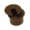 MyCableMart 1" Cut-Hole Size Brown Round Wire Management Grommet with