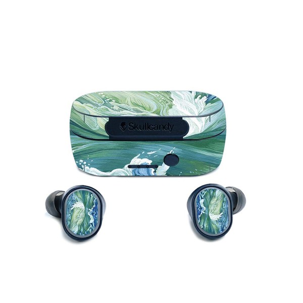 MightySkins Skin for Skullcandy Sesh True Wireless Earbuds - Cyclone