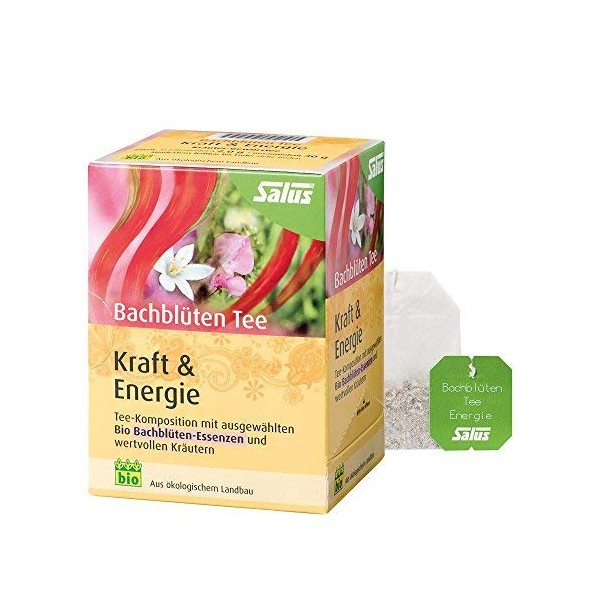 Kraft and Energy Bach Flower Tea 3 x 30 g,