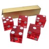 5 x Red Stunning New Perfect 19 mm Precision Casino Craps Dice/Craps