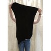 Real Tanned Black Deer Suede Leather Hide - Native Crafts