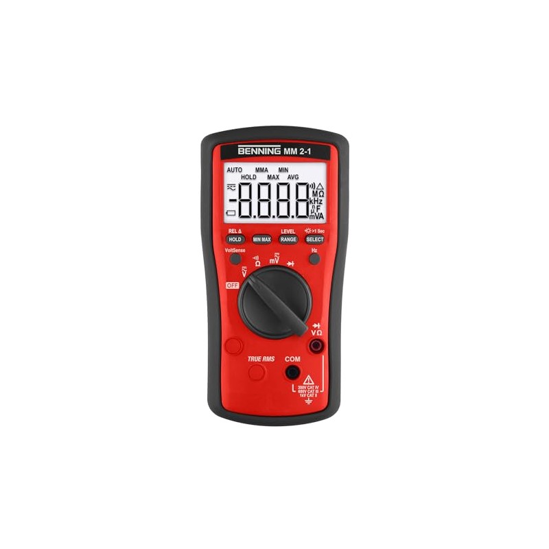 Benning MM 2-1 TRUE-RMS Digital Multimeter (044691)