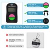 SDARMING Clicker Electronic Counter, 4 Digit Hand Tally Counters Add/Subtract