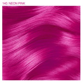 Adore Semi Permanent Hair Color (140 Neon Pink) | Vegan & Cruelty-Free Pink Hair Dye | No Ammonia, No Peroxide, No Alcohol | 4 Fl Oz (Pack of 1)