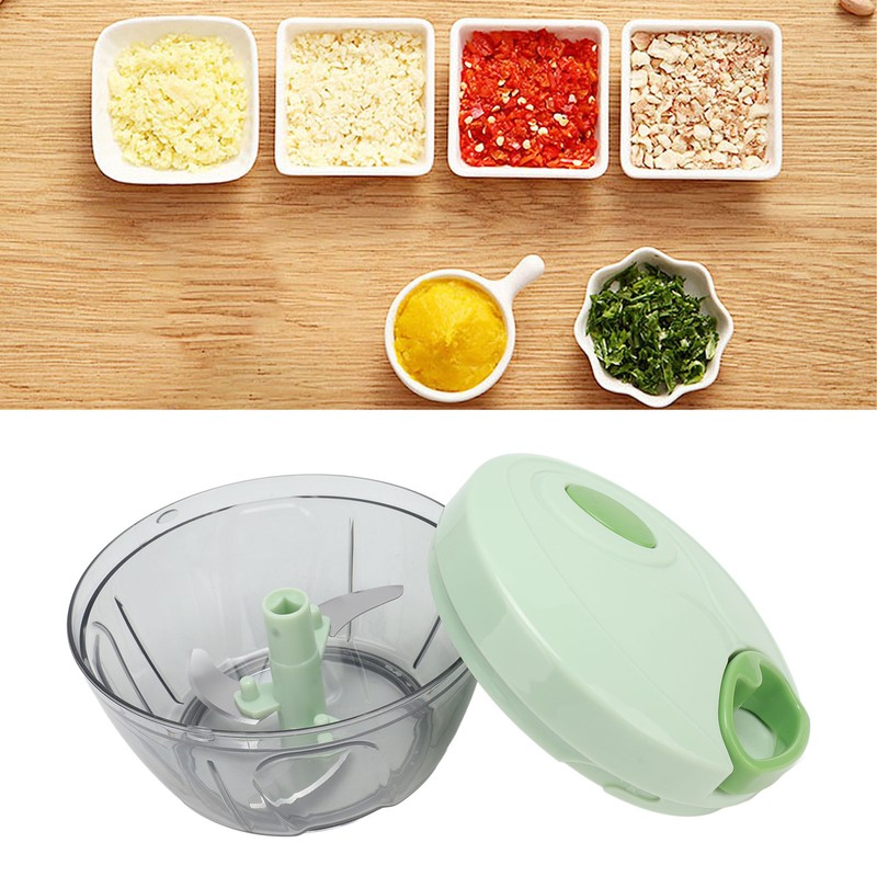 400ml Multifunction Meat Grinder Manual Fruit Vegetable Nuts Herbs Chopper