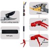 Prunrt Telescopic Tree Trimmer 4.5-10 FT with 3 Section Length