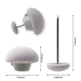 20PCS Duvet Clips Duvet Cover Pins Comforter Clips For Duvet Cover Fasteners Clips Duvet Pins Clips Duvet Holding Clip Mushroom Quilt Holder Duvet Button Fasteners With Box For Quilt Cushions Curtains