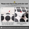 JIEHENG Light Blocking Stickers,Blackout Sticker for Electronic,2 Sheets Cover White