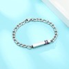 Ydmwannx Long Strip Cremation Urn Bracelet for Ashes Birthstone Cremation