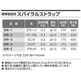 OH SPR-5 Spiral Strap
