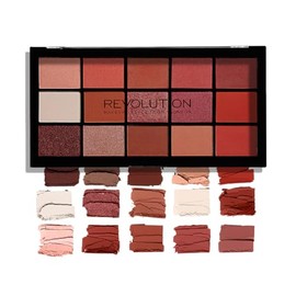 Makeup Revolution Paleta de sombras de ojos, Reloaded Iconic Newtrals 2, maquillaje facial, paleta compacta de sombra de ojos de Revolution Beauty