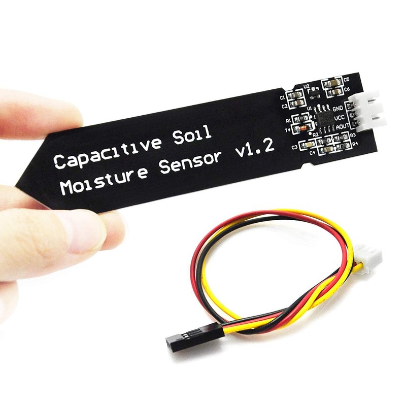 DollaTek 3Pcs Capacitive Soil Moisture Sensor Corrosion Resistant for Arduino