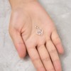 Philip Jones 21st Birthday Heart Charm Created with Zircondia® Crystals