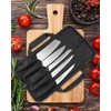 Wessleco Chef Knife Bag(5 Slots), Knife Case Nylon Kitchen Storage