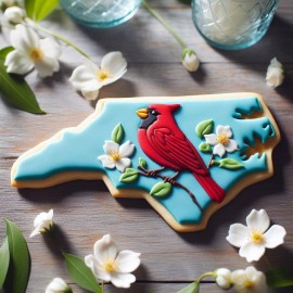 Unbranded North Carolina State 4'' Cookie Cutter Metal College Football Birthday Party Gra