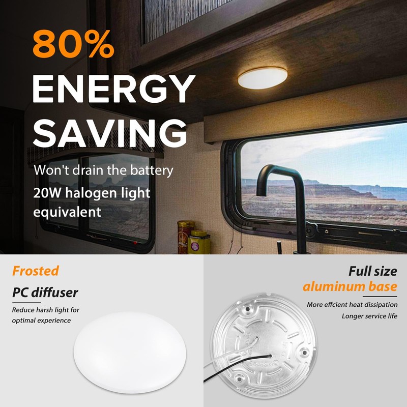 Dream lighting RV Lights Interior Fixture for Living Room, Under