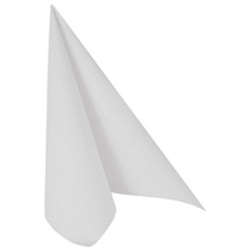Papstar Napkin, Tissue, White, 40.00 x 40.00 x 40.00 cm