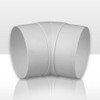 Elbow 45° Ventilation Pipe ABS Round Pipe Diameter 125 Exhaust