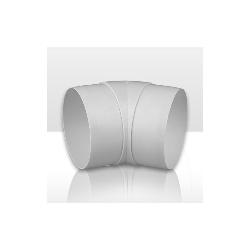 Elbow 45° Ventilation Pipe ABS Round Pipe Diameter 125 Exhaust