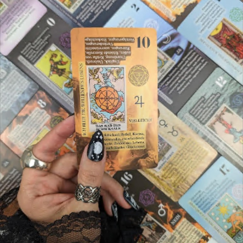 Witchy Cauldron Tarot Cards with Buck for Beginners, Tarot Cards