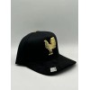 Gorra Big Boss Gallo Negro/dorado Gamuza 100% Original