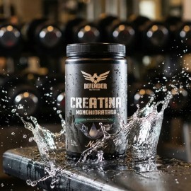 Creatina Monohidratada Defender 1kg Polvo Suplemento Musculo Sabor Natural
