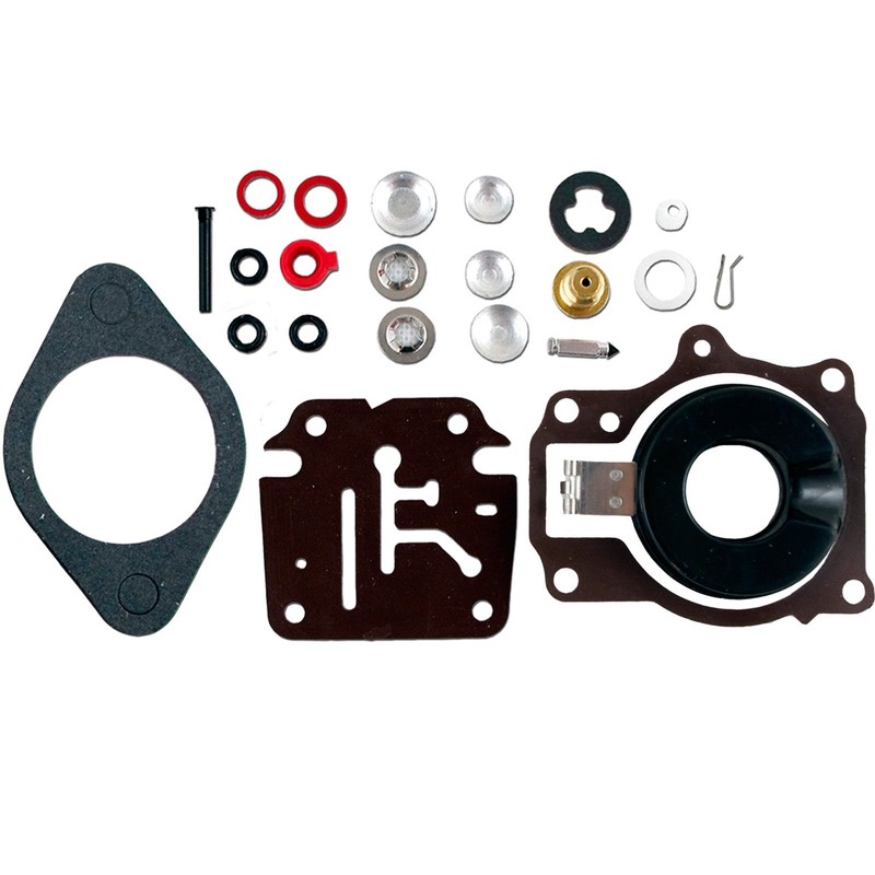 Carburetor Carb Rebuild Repair Kit w Float Replacement for Johnson
