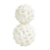 Deco 79 Polystone Abstract Decorative Ball Orbs & Vase Filler,