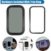 OUTPRIZE Fixed RV Window, 12" W x 22" H Tinted