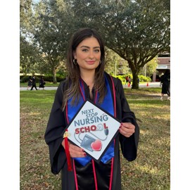 Tassel Toppers - Nursing School Grad Cap Topper, Grad Cap Decorations or Graduation accessory