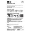 Hy-Ko Products MM-33L Self Adhesive Vinyl Die Cut Numbers, 3"