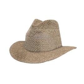 Richardson Straw Safari Hat, One Size Fits Most Adults, Men, Women or Youth (US, Alpha, One Size, Natural - No Band)