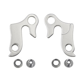 SHULLIN 2pcs Derailleur Hanger Drop Out Adapter Rear Tail Hook Rear Derailleur Hanger Bicycle Tail Hook Bicycle Derailleur Hanger Gear Hanger Tail Hook Rear Gear Hanger Suitable for Most Mountain