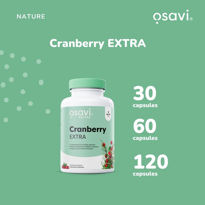 OSAVI Osavi Cranberry Extra - 30 Vegan caps