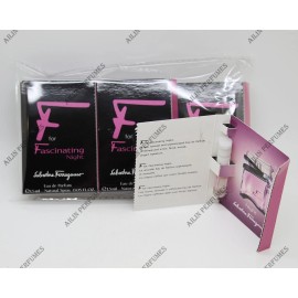 Salvatore Ferragamo F for Fascinating Night by Salvatore Ferragamo 0.05 fl oz Lots of 6 Vials Women