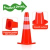Nogeqi 10PCS Mini Traffic Cones, 1.77 in Roadblock Plastic Cones
