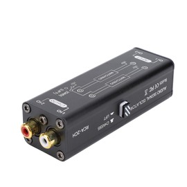 Music Interference Reducer, Plug and Play 0-20kHz Noise Isolator Eliminator for Home Theater Car Sound Player HiFi Stereo, Aluminum Alloy