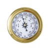 NKlaus Brass Barometer, 14.5 x 10 x 4.2 cm, Stylish