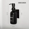 KRONWELL® Seifenspender Wandbefestigung ohne Bohren - Pumpspender für Bad &