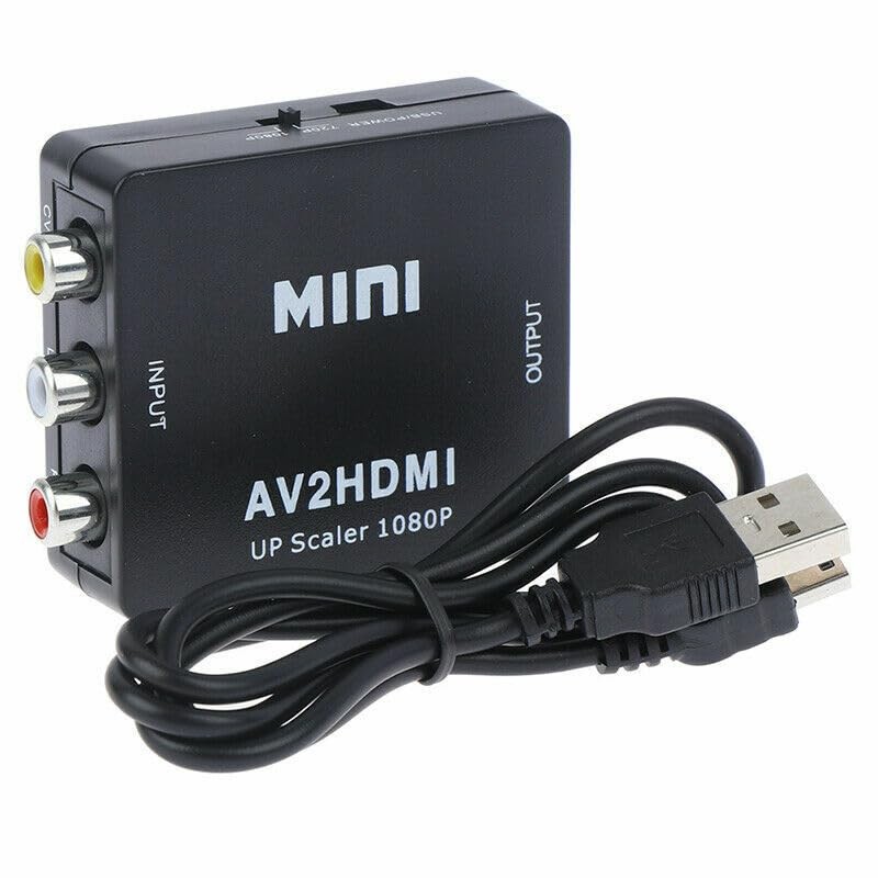 AIMALL Composite AV CVBS 3RCA to HDMI Converter, 1080p Video